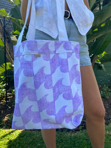 Lilac Wave Tote
