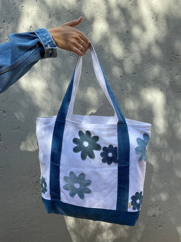 Indigo Bloom Everyday Bag