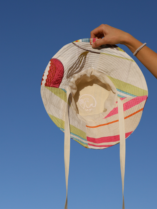 Hot Tropic Patchwork Sun Hat