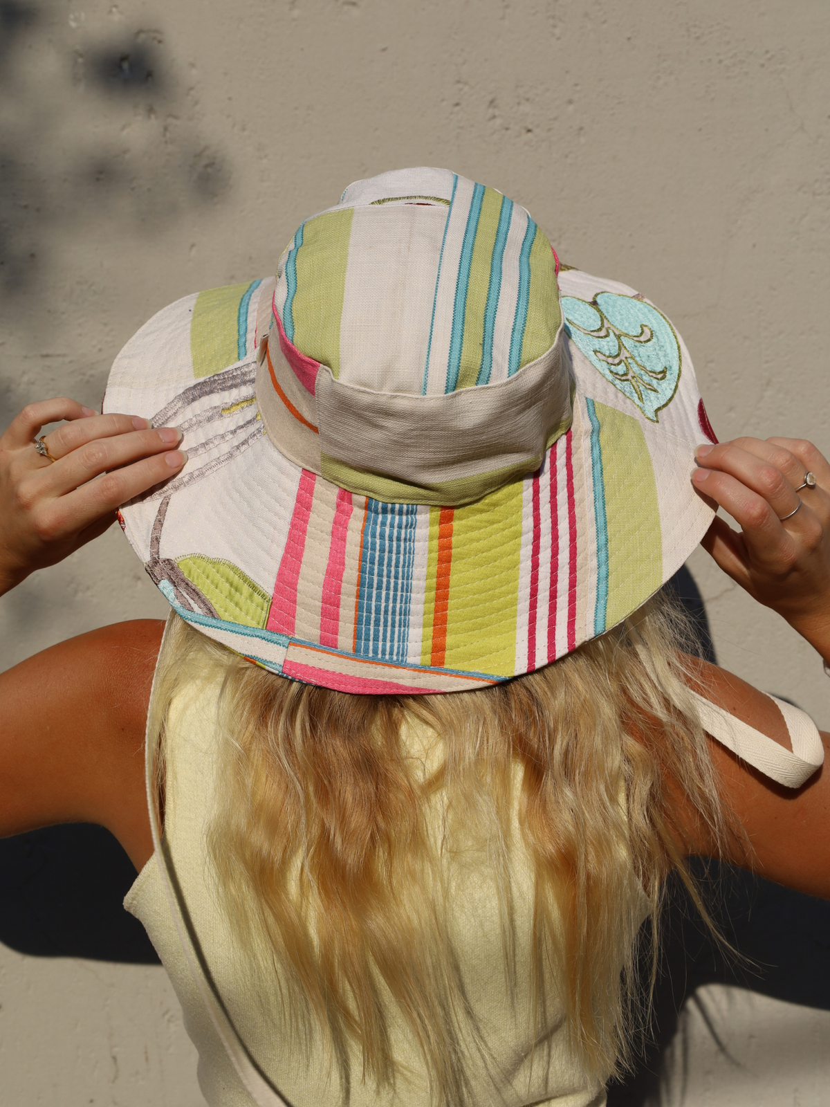 Hot Tropic Patchwork Sun Hat