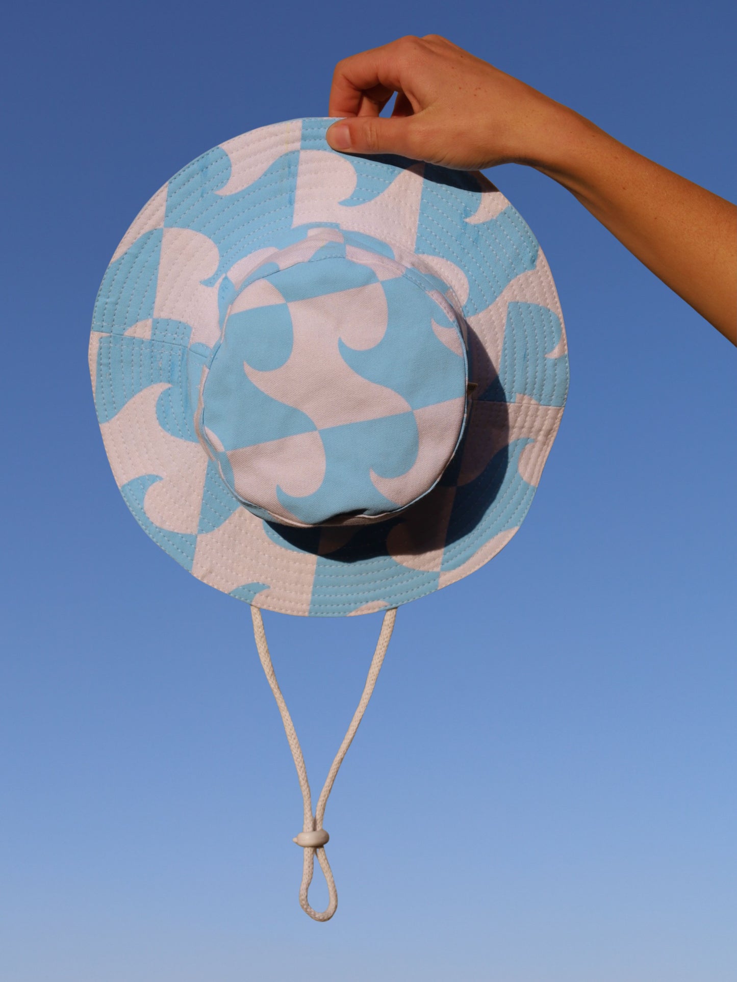 Screenprinted fishermen hat for kids