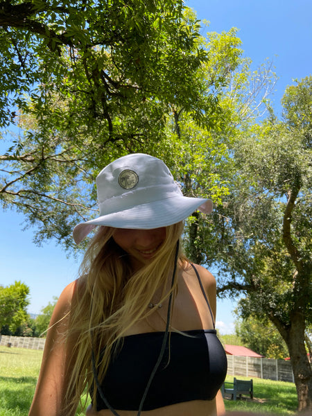 White Patch Hat