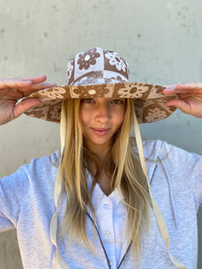 Chocolate Bloom Sun Hat