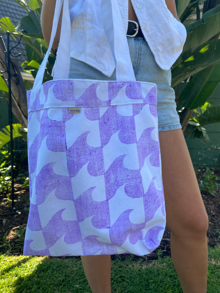 Lilac Wave Tote