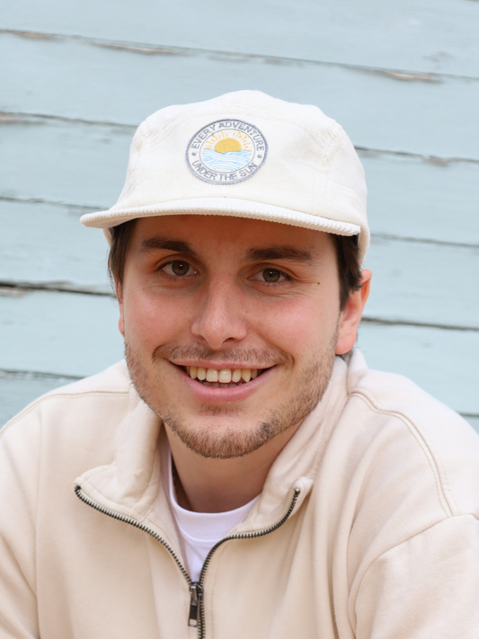 Flat Cap in Cream