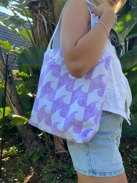 Lilac Wave Tote