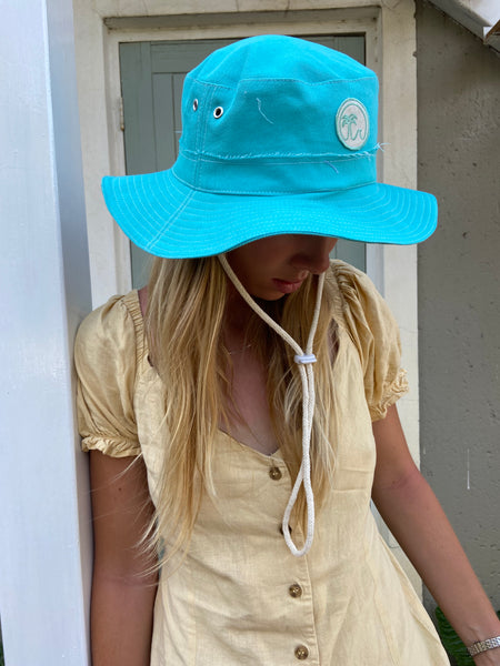 Turquoise Patch Hat