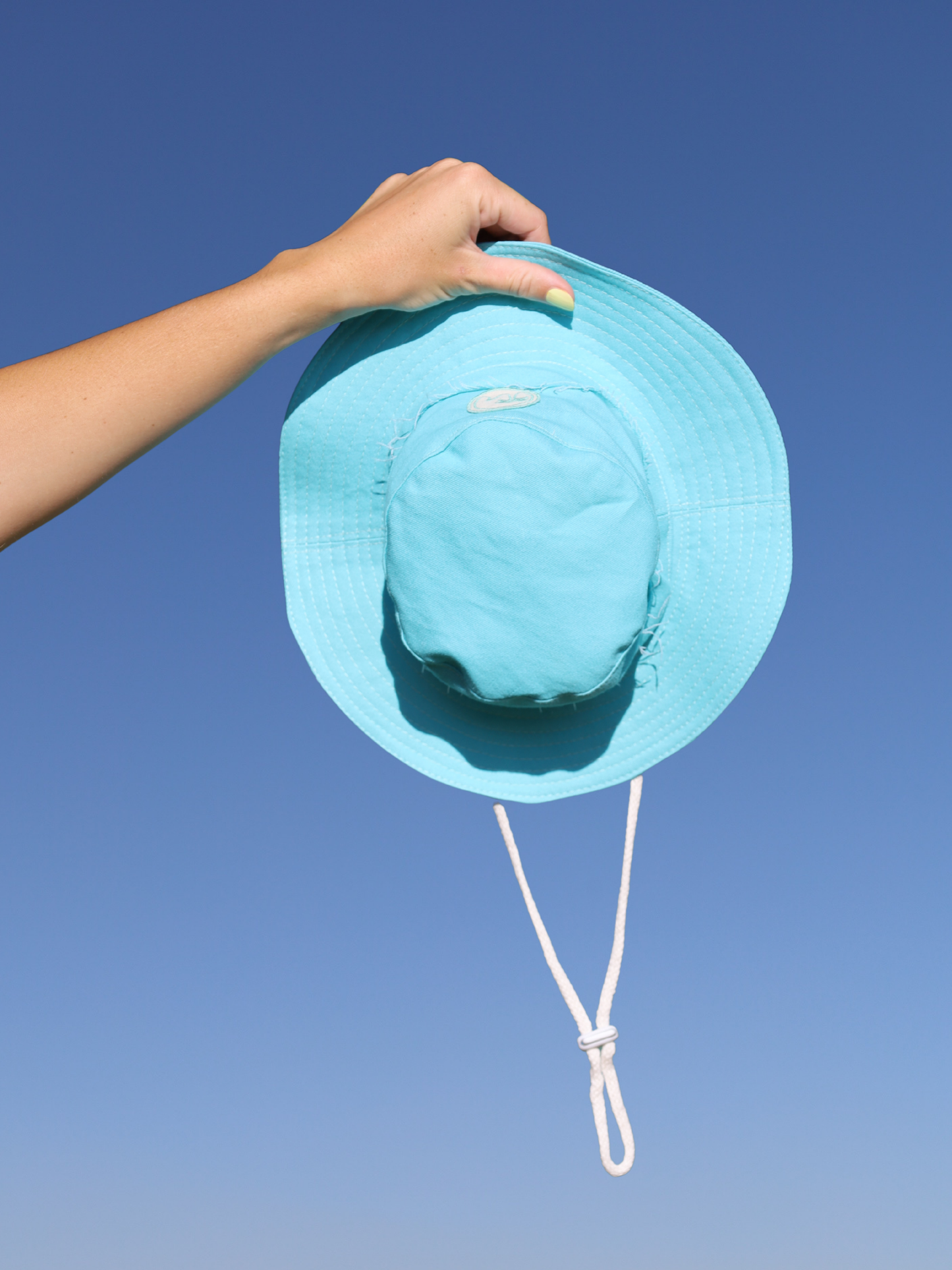 Turquoise Kids Patch Hat