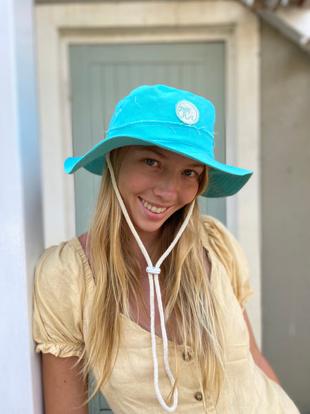 Turquoise Patch Hat