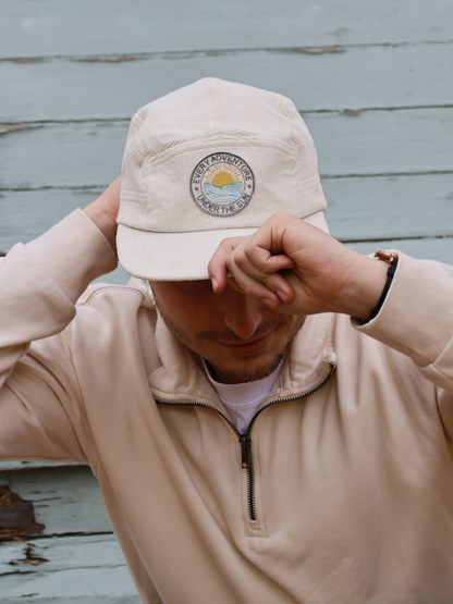 Flat Cap in Cream