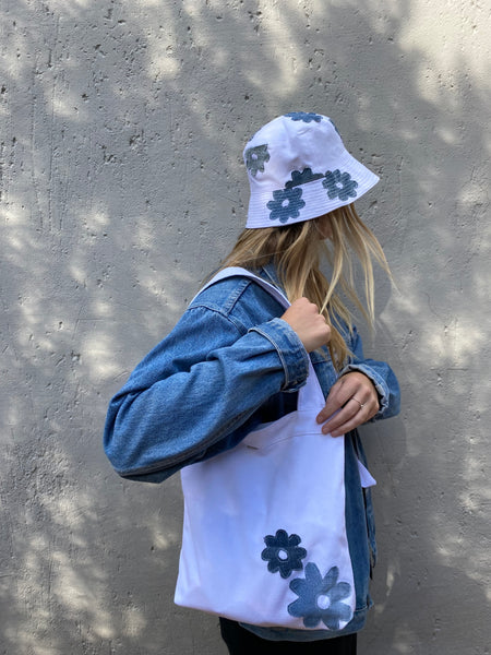 Indigo Bloom Bucket