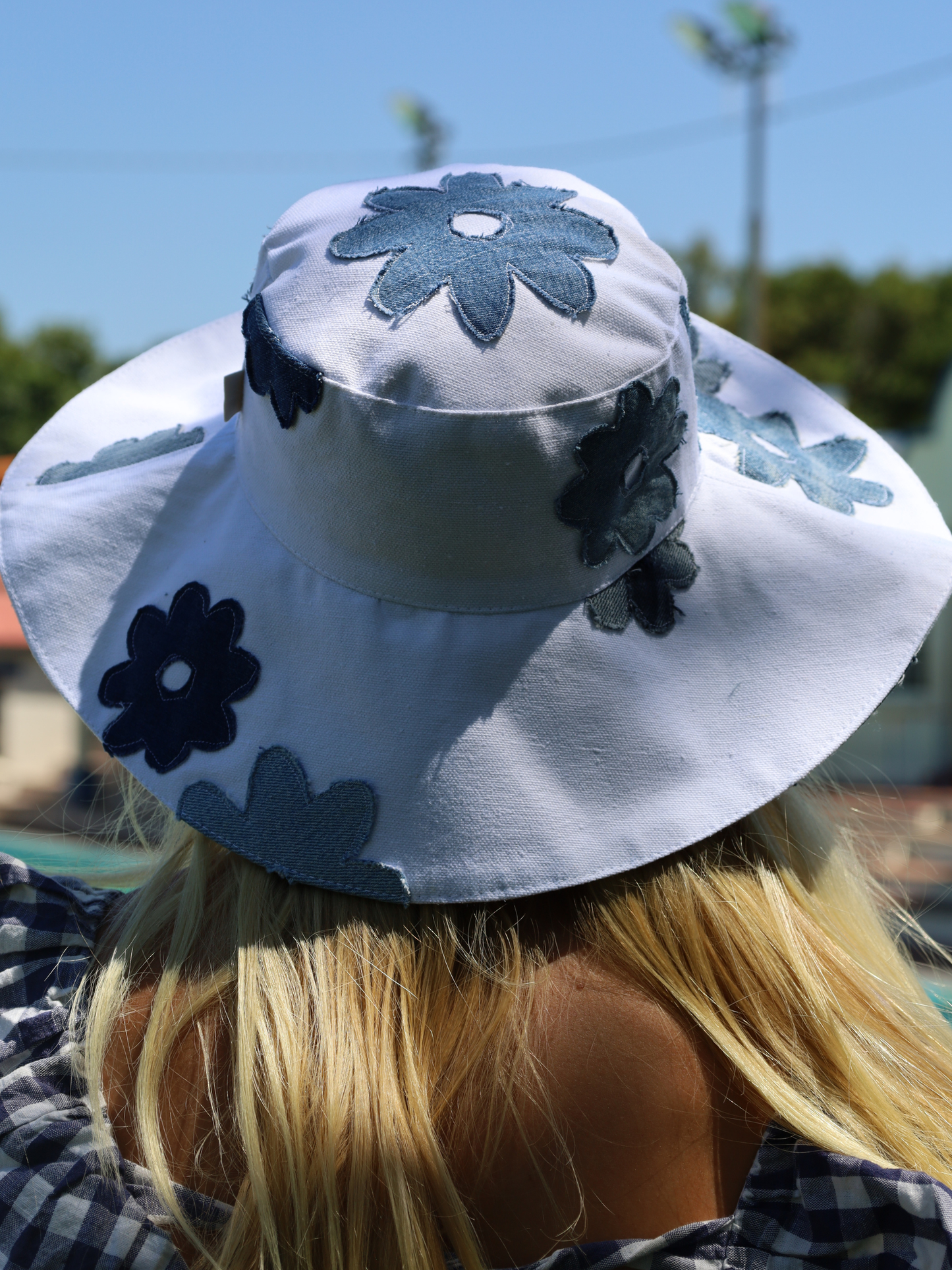 Indigo Bloom Sun Hat
