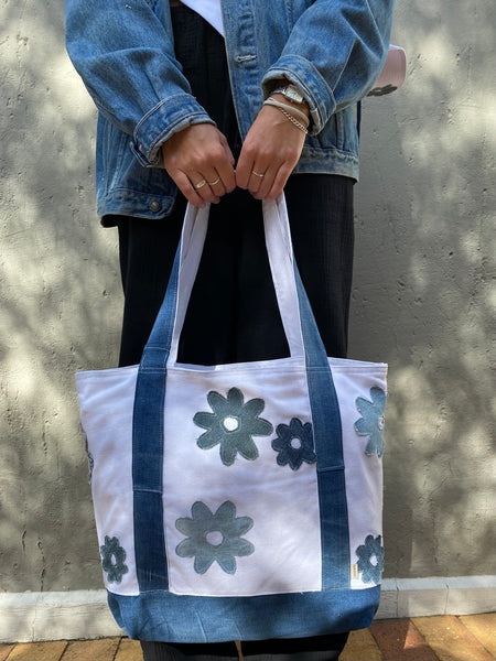 Indigo Bloom Everyday Bag