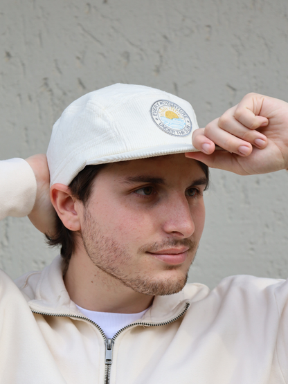 Flat Cap in Cream