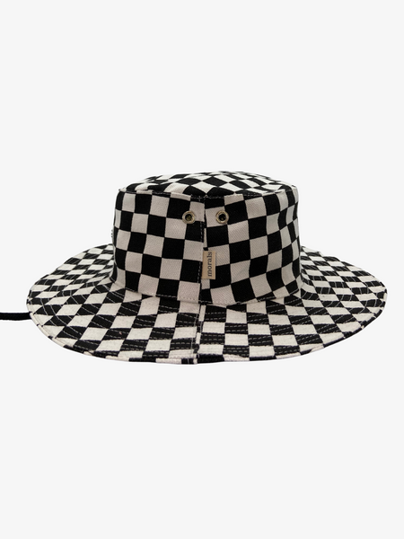 Chess Board Kids Patch Hat