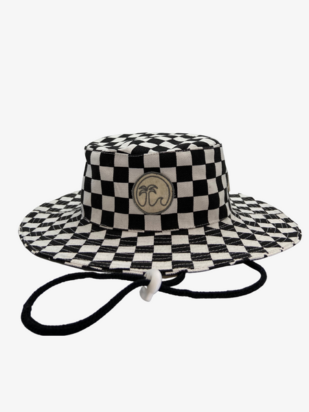 Chess Board Kids Patch Hat