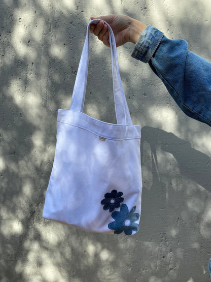 Indigo Bloom Tote Bag