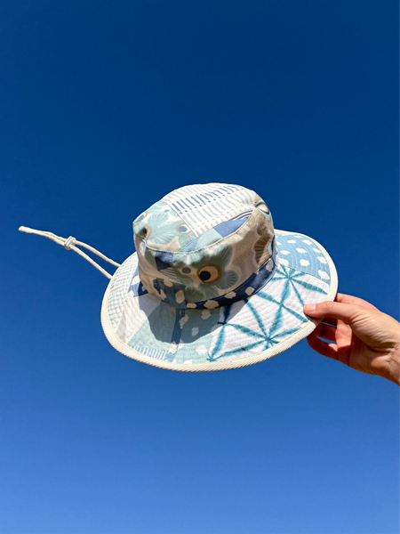 Sample book recycled hat