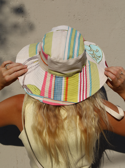 Hot Tropic Patchwork Sun Hat