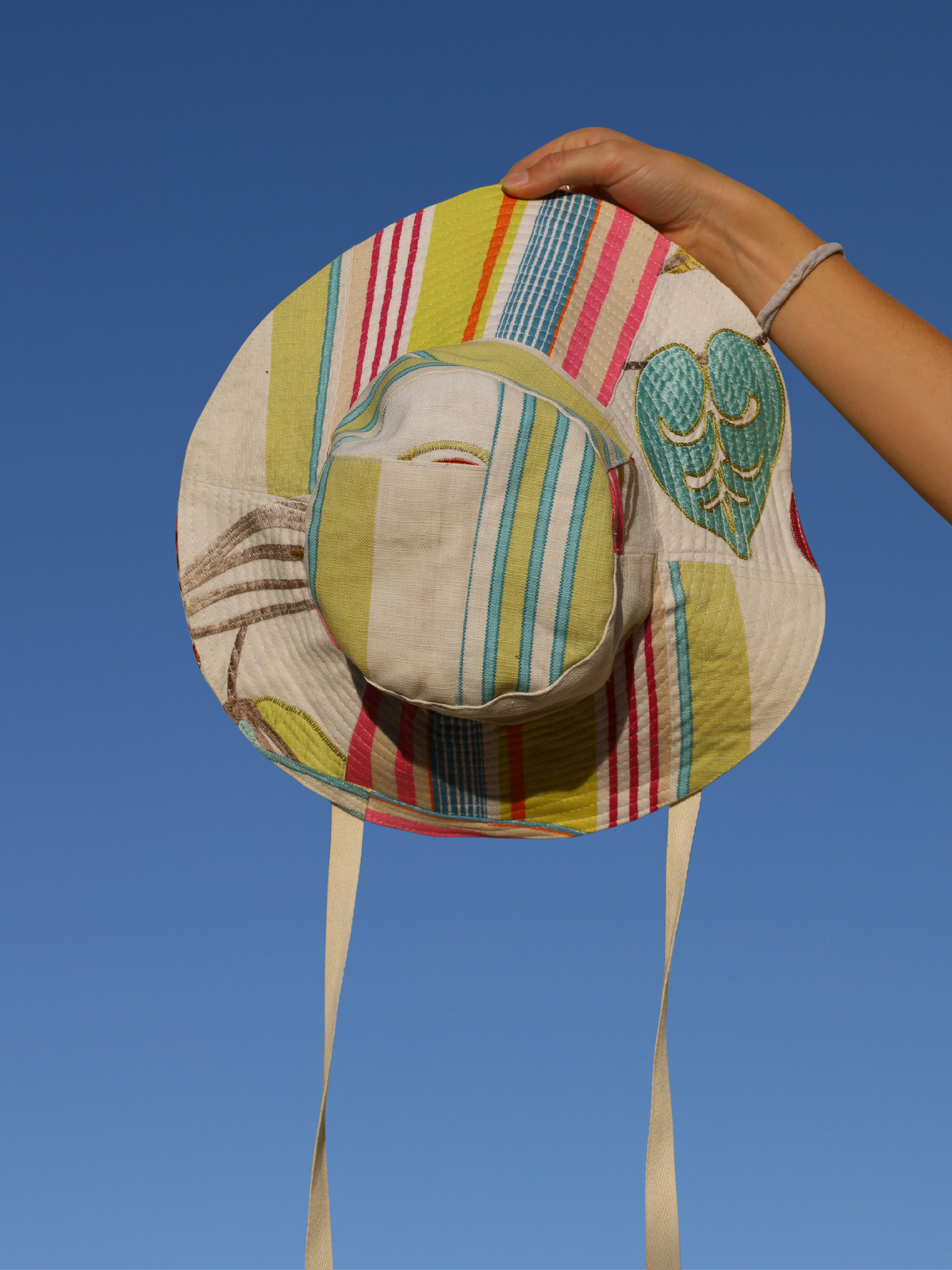 Hot Tropic Patchwork Sun Hat