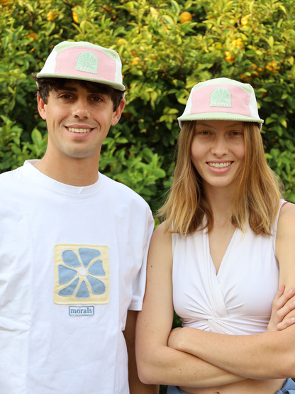 Strawberry Matcha Corduroy Cap