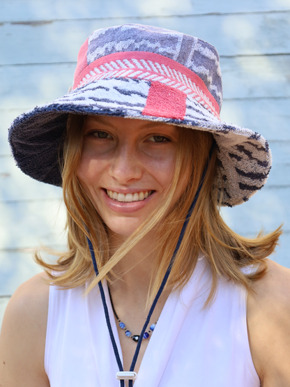 Towelling recycled hat made in SA