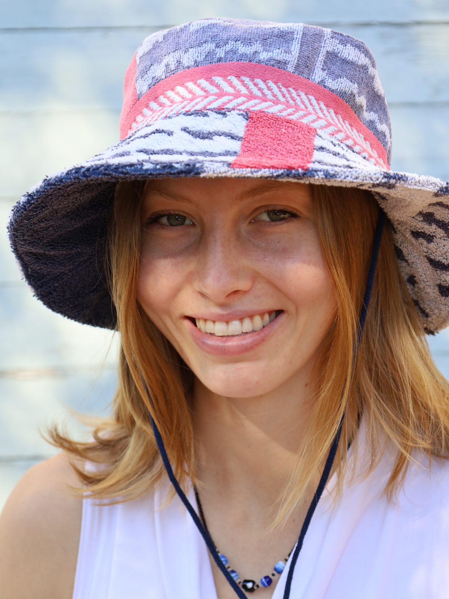 Towelling blue hat Made in South Africa