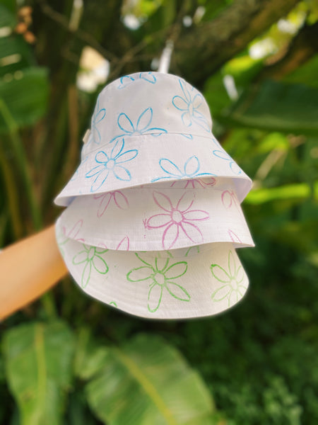 Sky Blue Daisy Bucket Hat