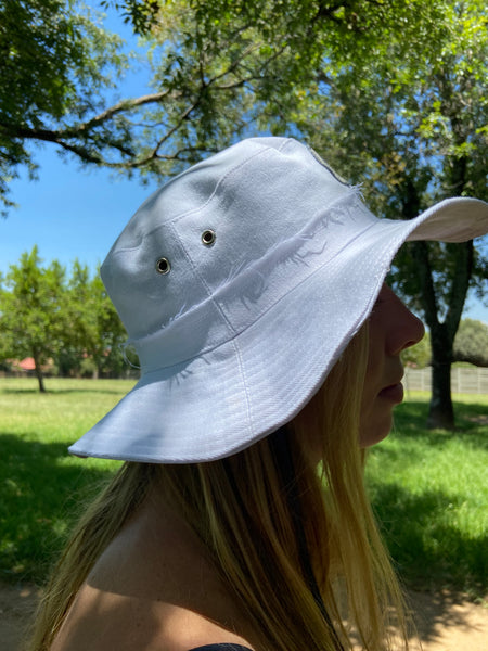 White Patch Hat